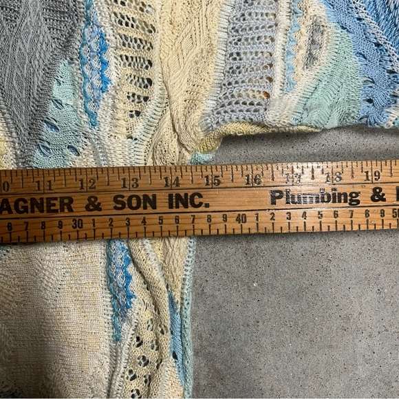 Vintage COOGI/CUGGI 70/80s RARE Thick 3D Knit Crewneck Sweater Kids Size 4/5 - Picture 6 of 6